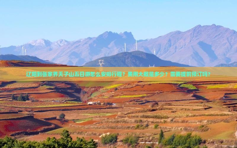 辽阳到张家界天子山五日游