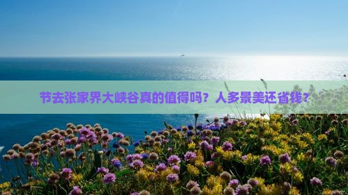 国庆节到张家界大峡谷旅游