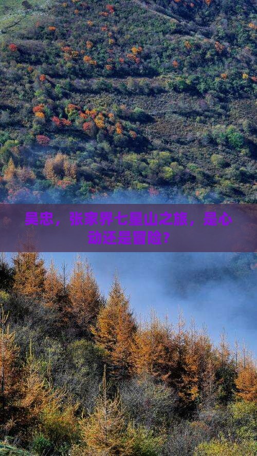 吴忠到张家界七星山旅游