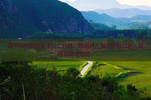 遂宁到张家界天子山二日游