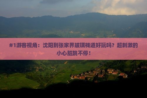 沈阳去张家界玻璃栈道必去地