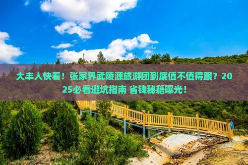 大丰去张家界武陵源大型旅游团