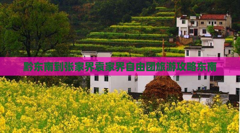 黔东南到张家界袁家界自由团