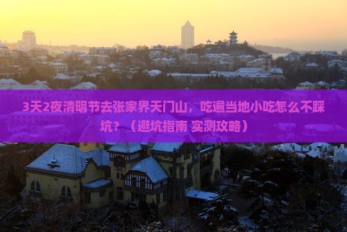 清明节到张家界天门山旅游小吃