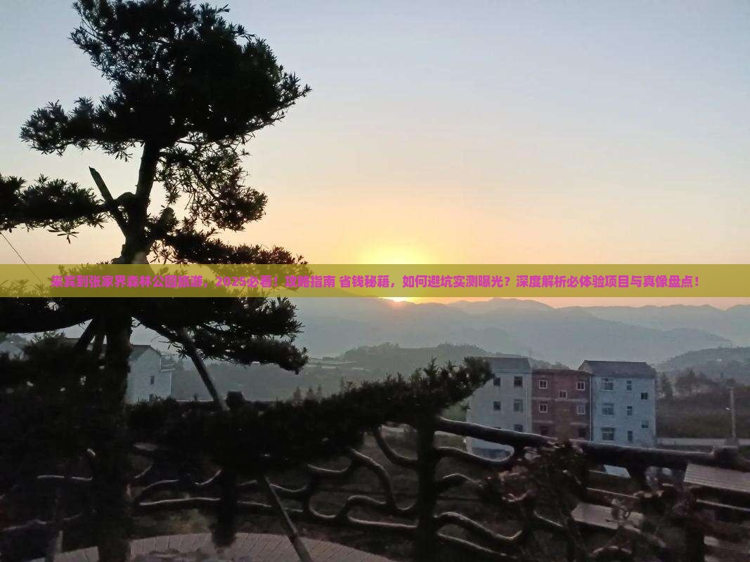 来宾到张家界森林公园旅游