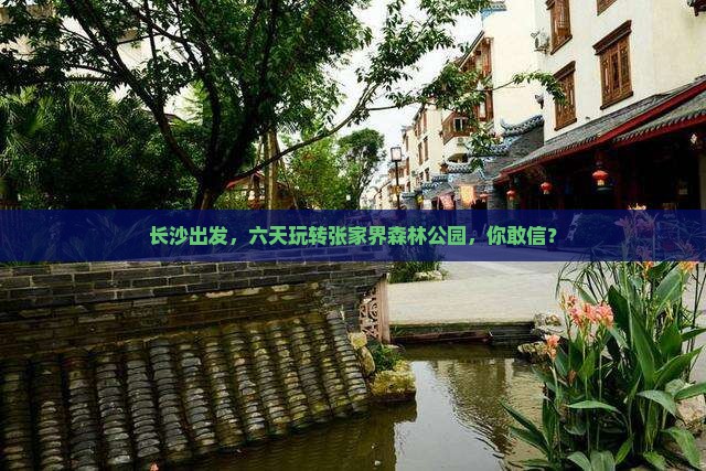 长沙到张家界森林公园六日游