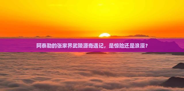 阿泰勒去张家界武陵源旅游