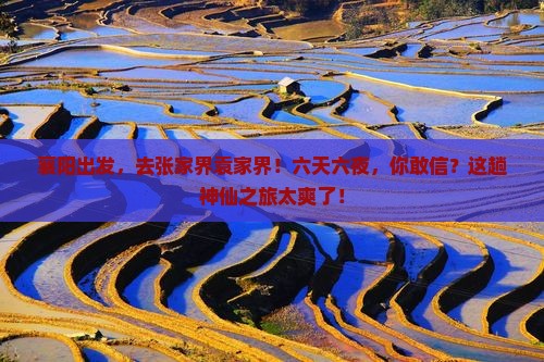 襄樊去张家界袁家界六日游