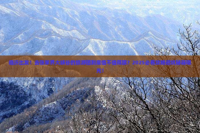 临沂到张家界大峡谷大型旅游团