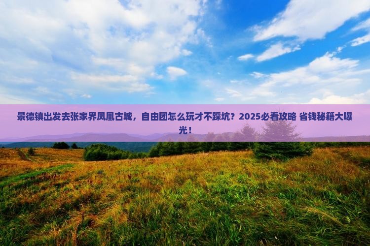 景德镇到张家界凤凰古城自由团