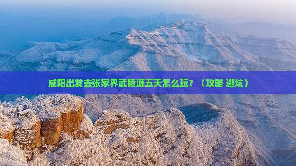 咸阳到张家界武陵源五日游