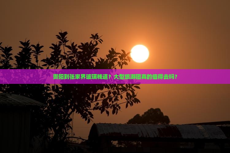 贵阳到张家界玻璃栈道大型旅游团