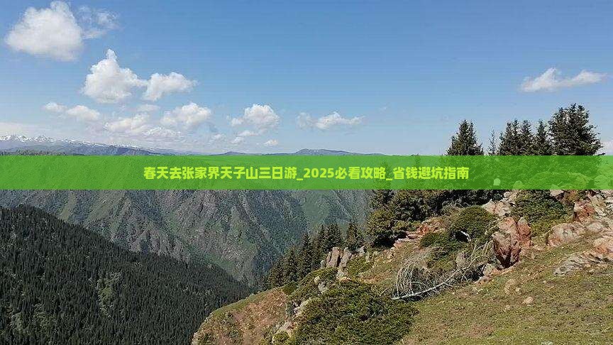春天去张家界天子山三日游