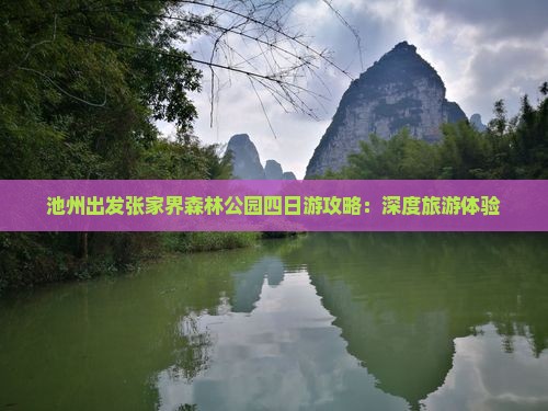 池州出发张家界森林公园四日游攻略：深度旅游体验