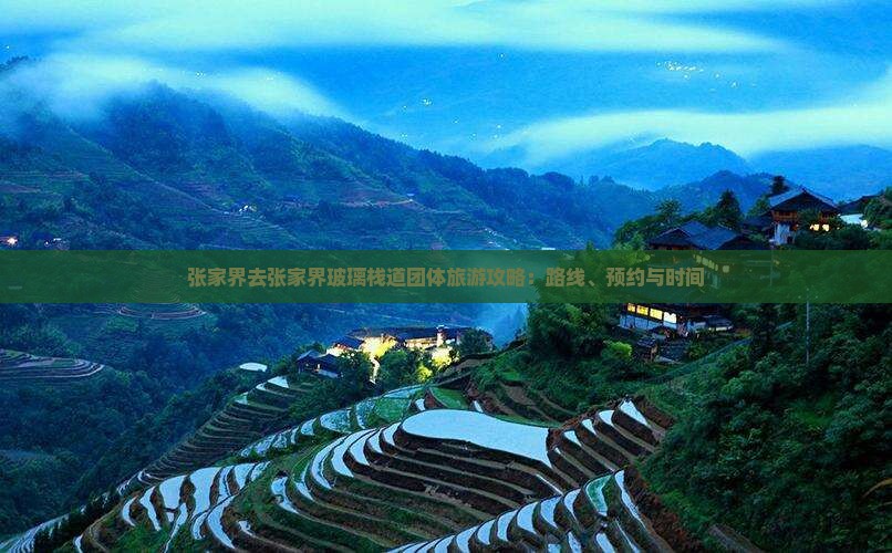 张家界去张家界玻璃栈道团体旅游攻略：路线、预约与时间