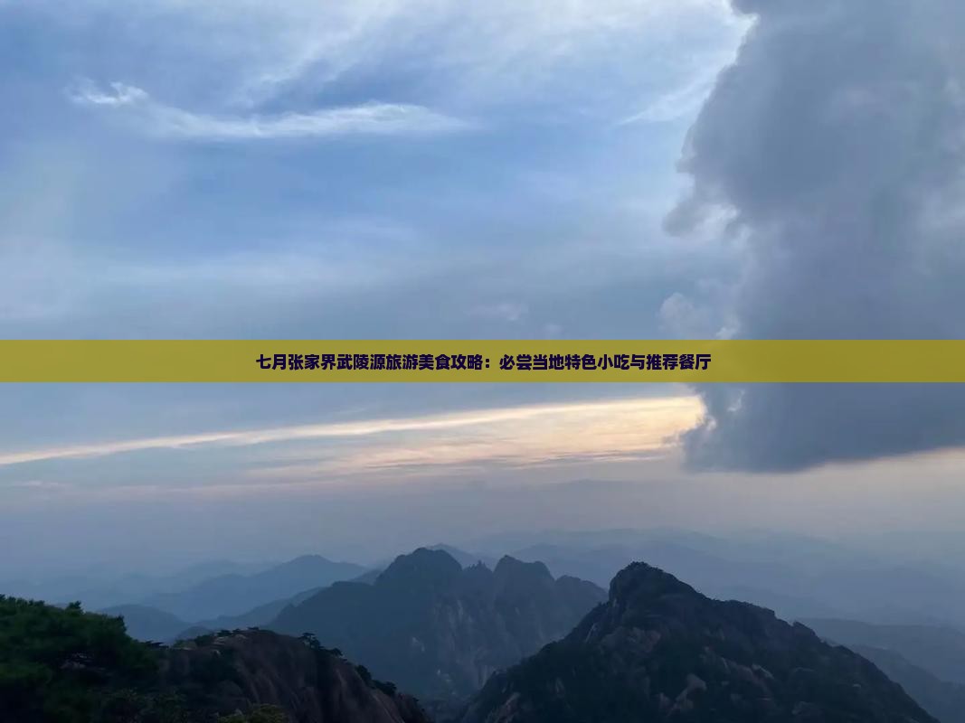 七月张家界武陵源旅游美食攻略：必尝当地特色小吃与推荐餐厅