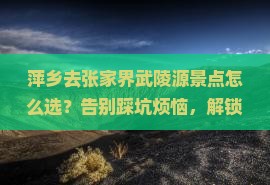 萍乡去张家界武陵源景点