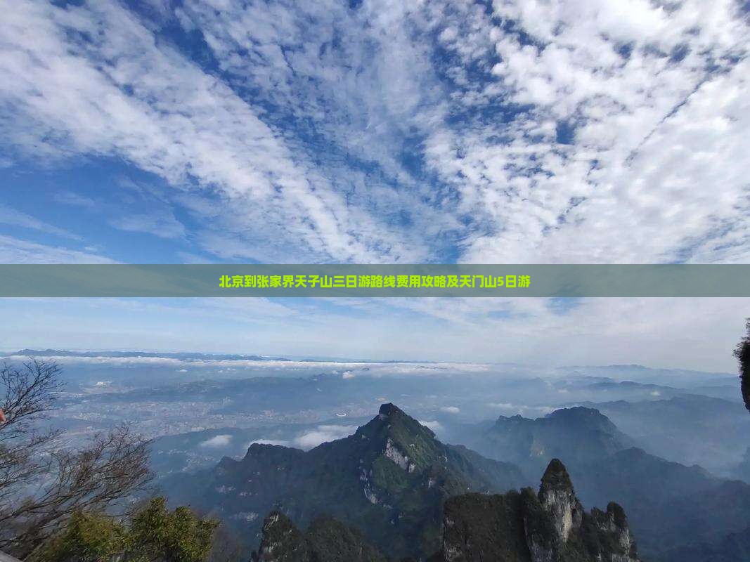 北京到张家界天子山三日游