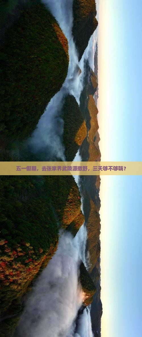 劳动节到张家界武陵源三日游