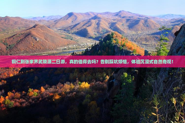 铜仁到张家界武陵源二日游