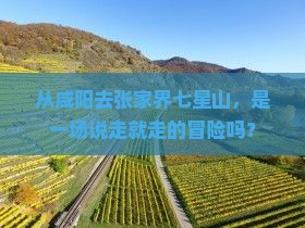 咸阳到张家界七星山攻略
