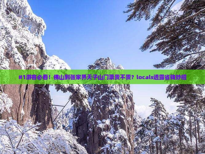 佛山到张家界天子山门票
