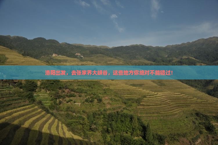 洛阳到张家界大峡谷必去地