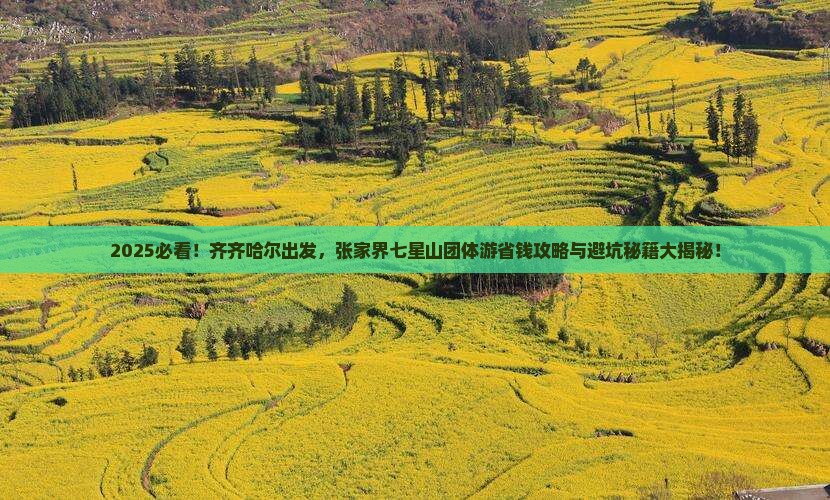 齐齐哈尔去张家界七星山团体旅游
