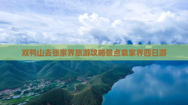 双鸭山去张家界袁家界四日游