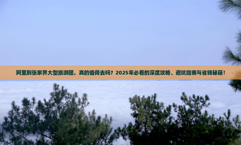 阿里到张家界大型旅游团