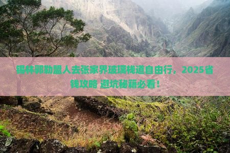 锡林郭勒盟去张家界玻璃栈道自由团