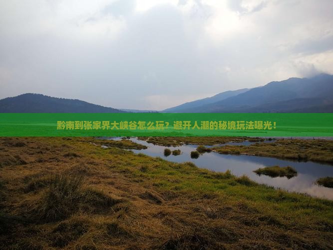 黔南到张家界大峡谷哪里玩