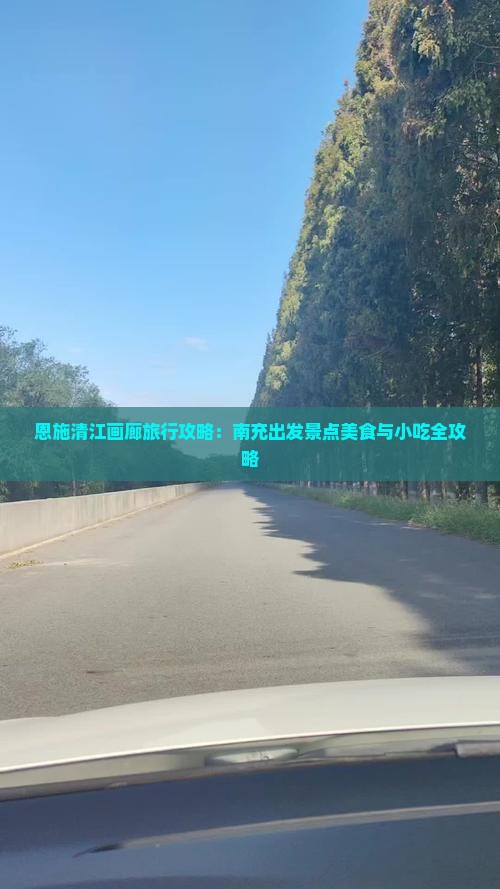 恩施清江画廊旅行攻略：南充出发景点美食与小吃全攻略