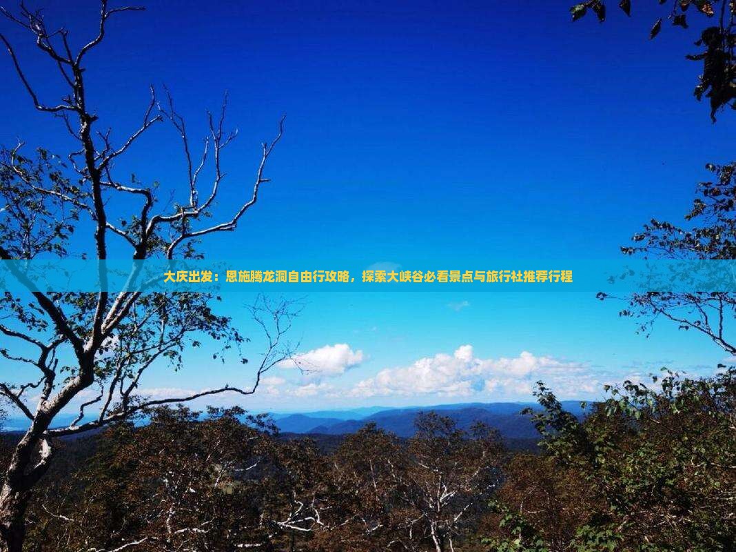 大庆出发：恩施腾龙洞自由行攻略，探索大峡谷必看景点与旅行社推荐行程